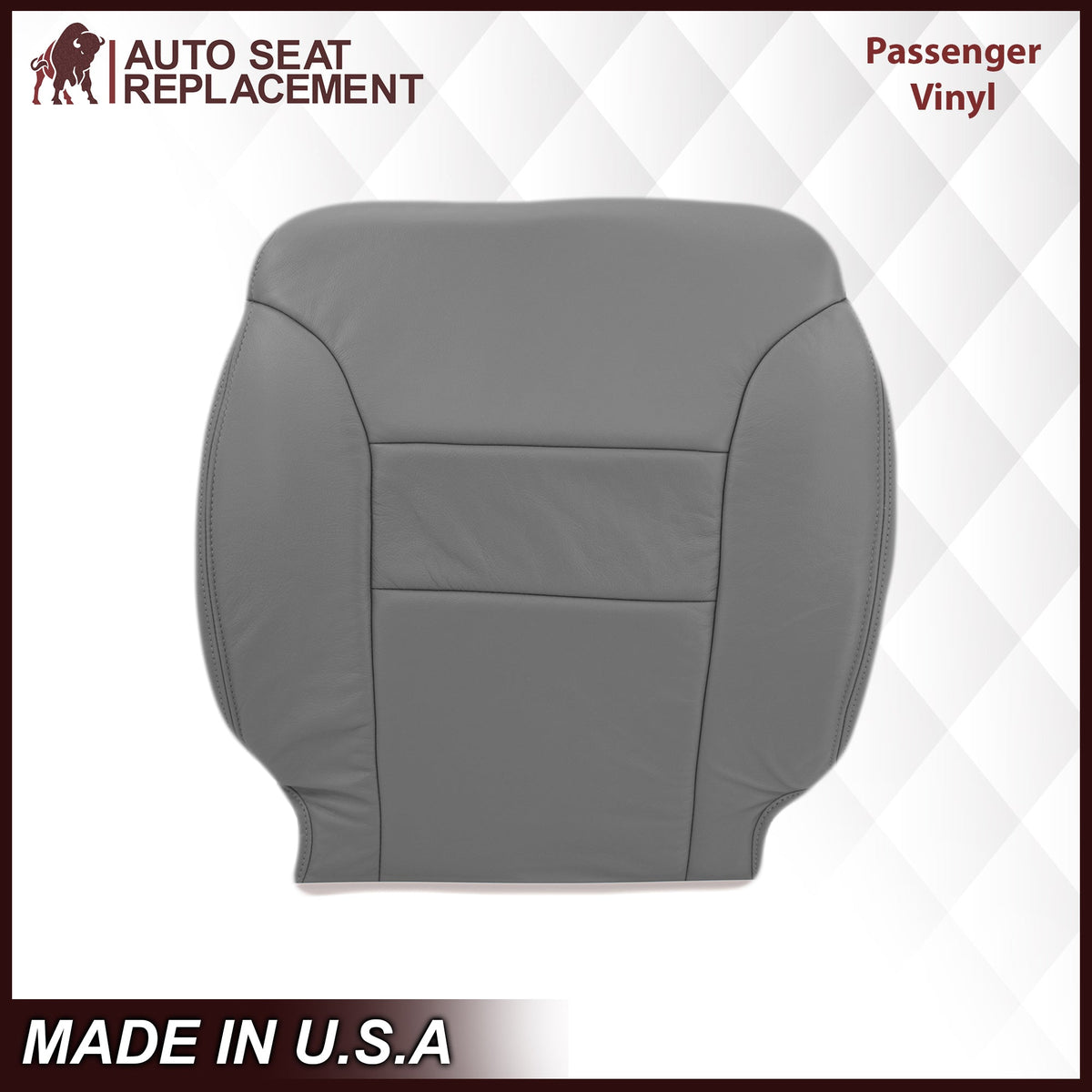 1995-1999 Chevy Tahoe/Suburban/Silverado Seat Cover in Gray (60/40 Bench Bottoms): Choose your options
