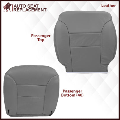 1995-1999 Chevy Tahoe/Suburban/Silverado Seat Cover in Gray (60/40 Bench Bottoms): Choose your options