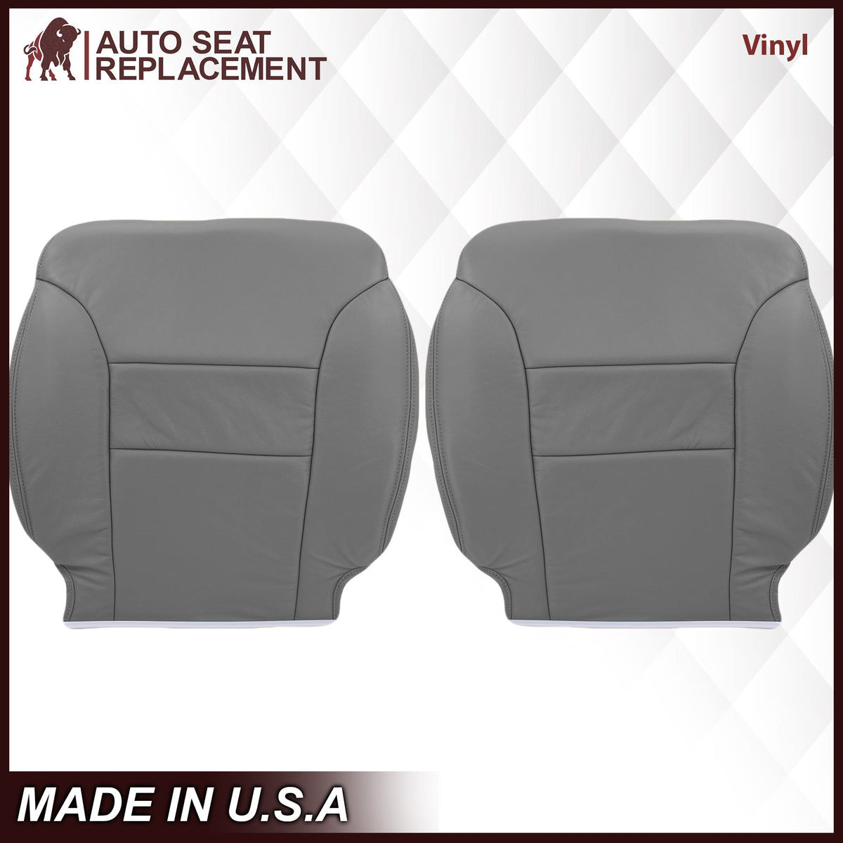 1995-1999 Chevy Tahoe/Suburban/Silverado Seat Cover in Gray (60/40 Bench Bottoms): Choose your options