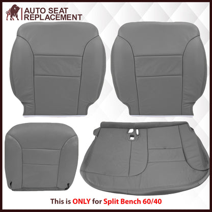 1995-1999 Chevy Tahoe/Suburban/Silverado Seat Cover in Gray (60/40 Bench Bottoms): Choose your options