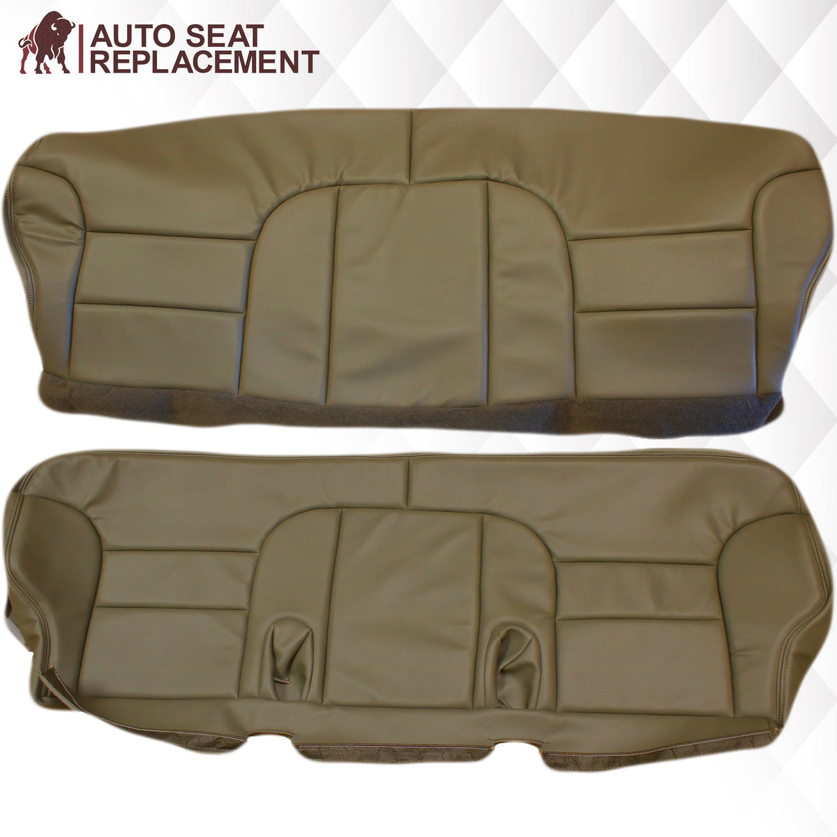 1995-1999 GMC Yukon Suburban SLT SLE 2nd Row Bench Seat Cover in Tan: Choose your options