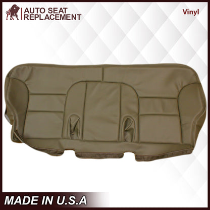 1995-1999 GMC Yukon Suburban SLT SLE 2nd Row Bench Seat Cover in Tan: Choose your options