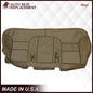1995-1999 GMC Yukon Suburban SLT SLE 2nd Row Bench Seat Cover in Tan: Choose your options