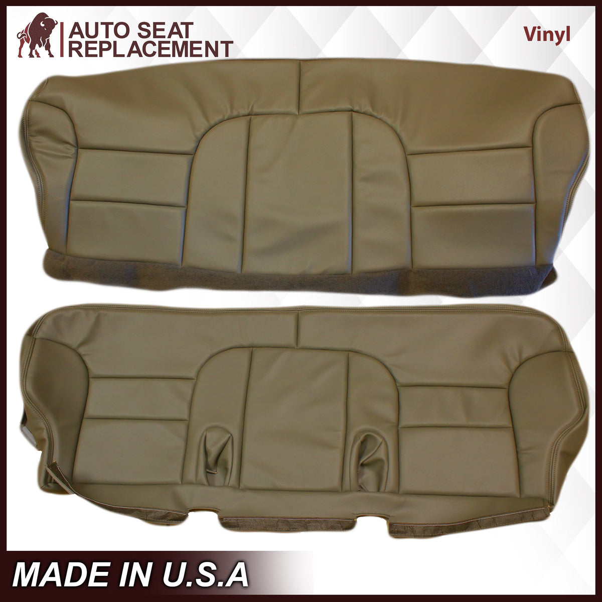1995-1999 GMC Yukon Suburban SLT SLE 2nd Row Bench Seat Cover in Tan: Choose your options