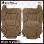 1999-2002 Chevy Silverado Seat Cover in Medium Dark Oak Tan (trim code 672 or 67i)