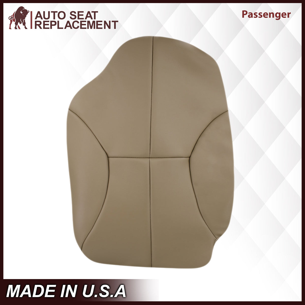 1998-2002 Dodge Ram 1500 2500 3500 (Backrest Without Logo) in Tan: Choose From Variation