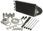 6 Pass Series 7000 Alum/Copper Universal Engine Oil Cooler Kit Sandwich Adapter