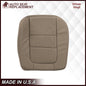 2001 Ford F250 F350 Lariat Perforated Seat Cover in Tan: Choose Leather or Vinyl