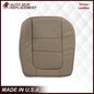 2001 Ford F250 F350 Lariat Perforated Seat Cover in Tan: Choose Leather or Vinyl