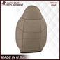 2001 Ford F250 F350 Lariat Perforated Seat Cover in Tan: Choose Leather or Vinyl