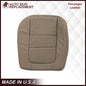 2001 Ford F250 F350 Lariat Perforated Seat Cover in Tan: Choose Leather or Vinyl