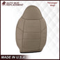 2001 Ford F250 F350 Lariat Perforated Seat Cover in Tan: Choose Leather or Vinyl