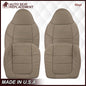 2001 Ford F250 F350 Lariat Perforated Seat Cover in Tan: Choose Leather or Vinyl