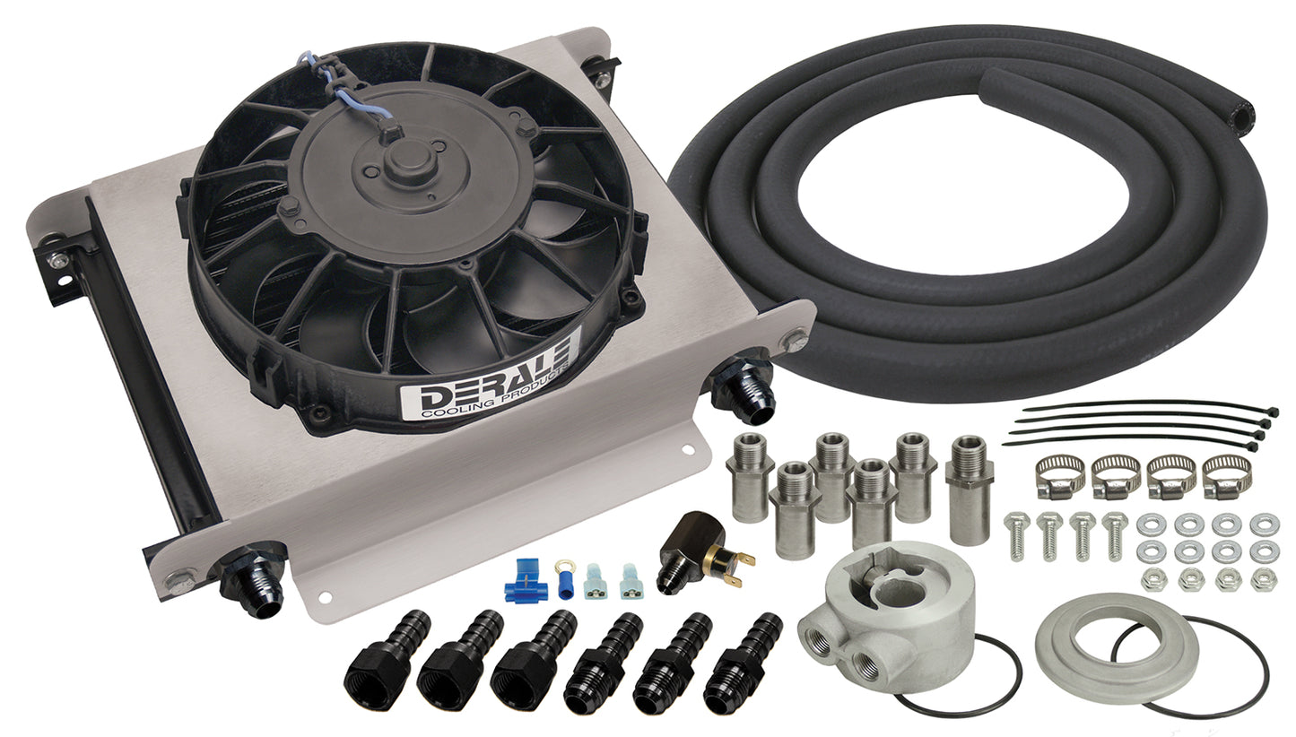 25 Row Hyper-Cool Remote Engine Oil Cooler Kit -8AN