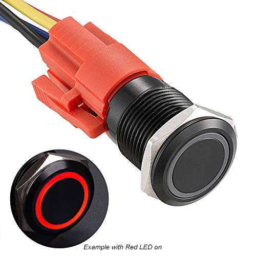 Nitrous Express - PROFESSIONAL MOMENTARY PUSH BUTTON RED - 15703
