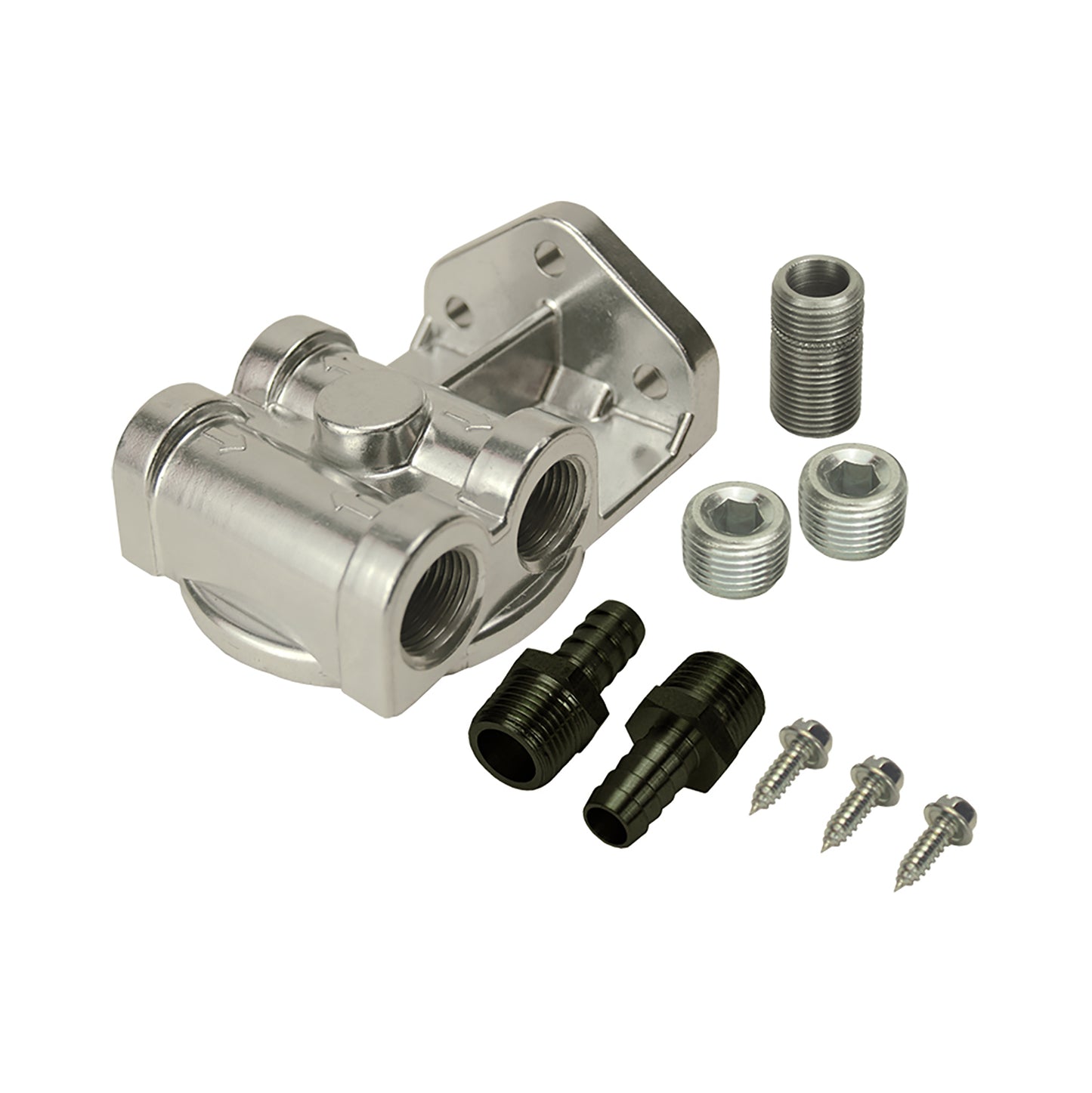 Single Side Ports 1/2" NPT Filter Mount Kit With 13/16"-16 Filter Thread