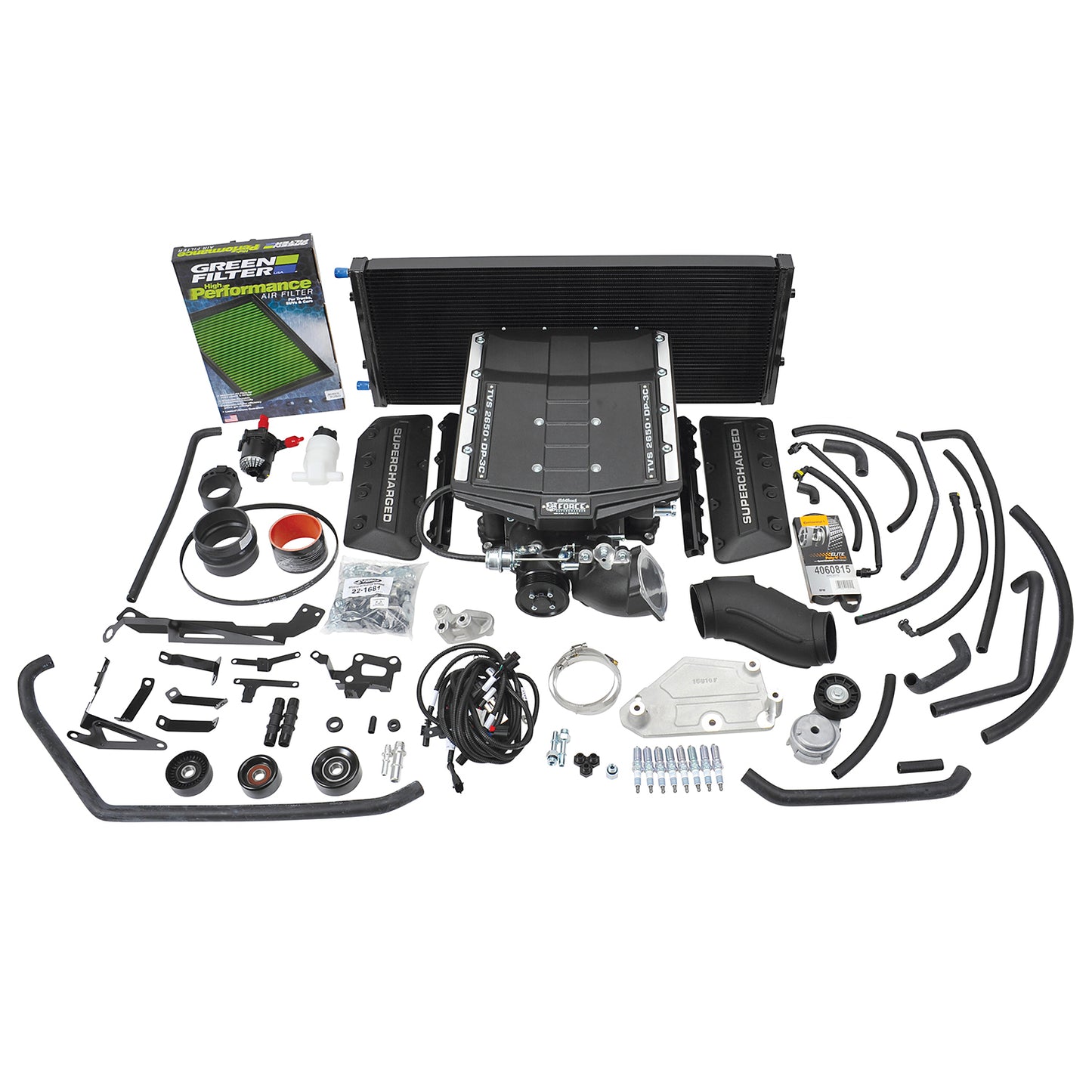 Competition Intake  Ford Mustang  2015-2020  For Modular Inlet Supercharger