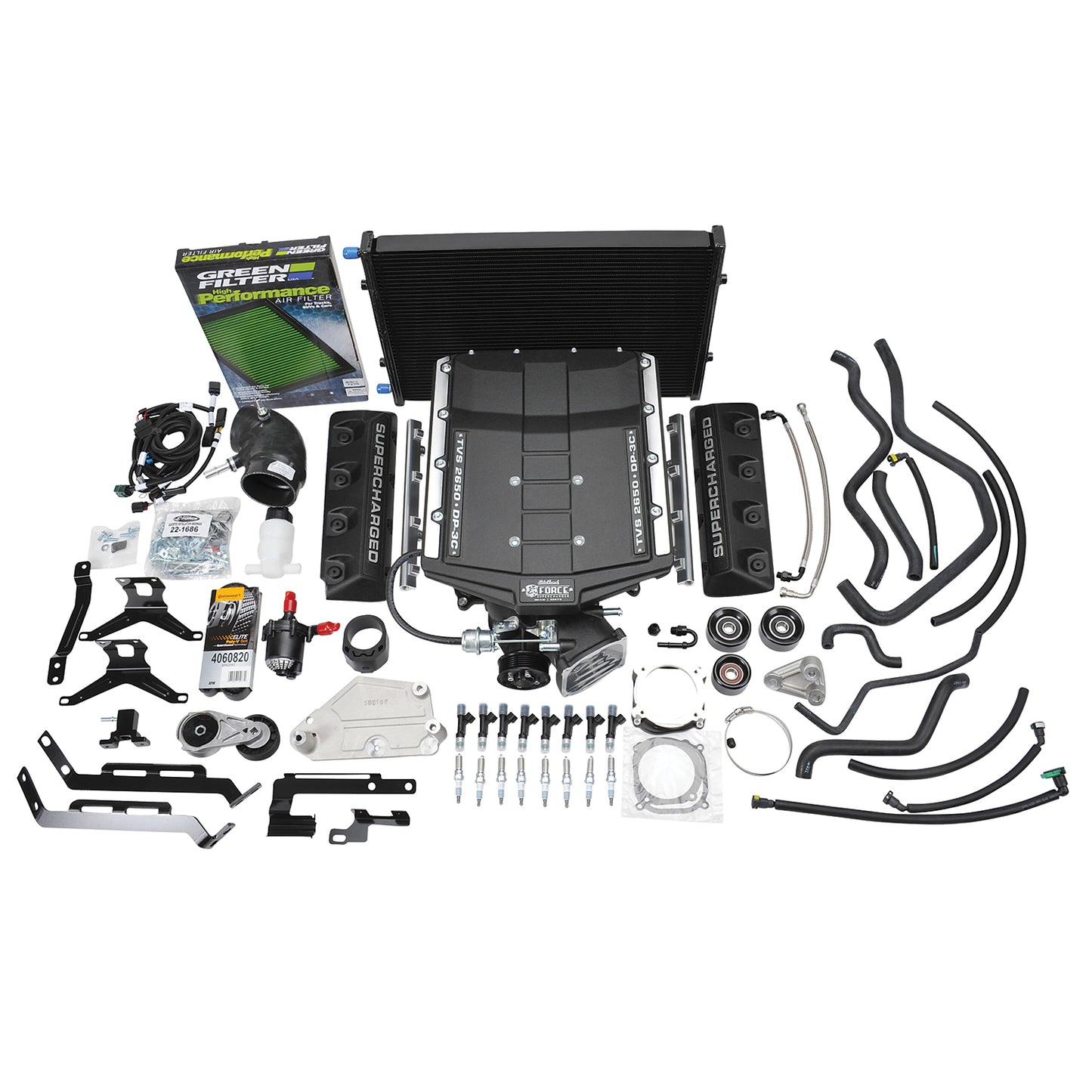 Edelbrock Twin-Force Stg 2-3 Upgrade Kit 17-22 Ford F150/Raptor 3.5L HO EcoBoost