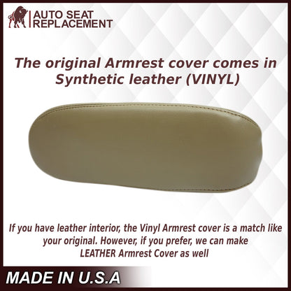 2001 Ford F250 F350 Lariat Perforated Seat Cover in Tan: Choose Leather or Vinyl