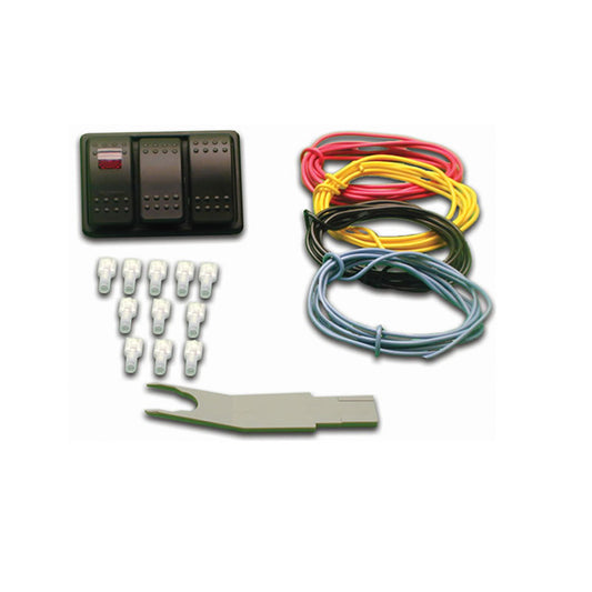 Nitrous Express - UNIVERSAL CONSOLE SWITCH PANEL (SYSTEM HEATER PURGE AND BOTTLE OPENER) - 15896