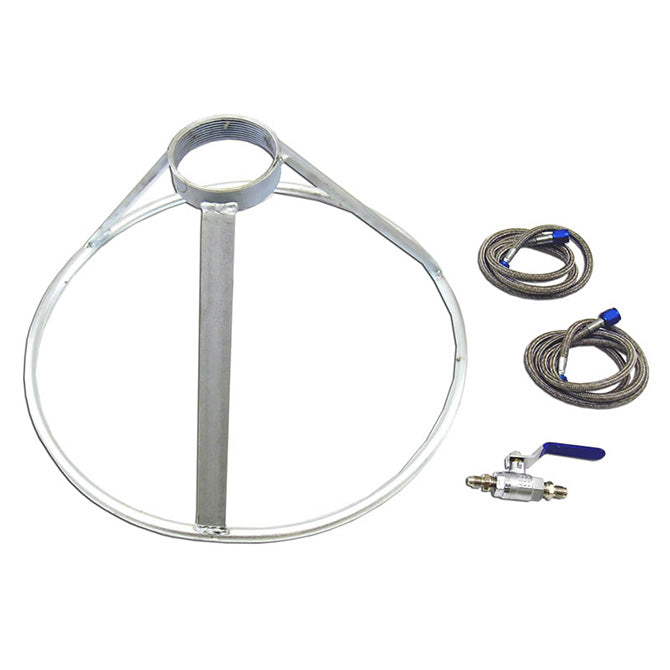 Nitrous Express - BOTTLE TRANSFER KIT (COMPLETE W/STAND CONTROL VALVE & LINES) - 15910