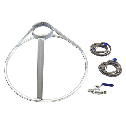 Nitrous Express - BOTTLE TRANSFER KIT (COMPLETE W/STAND CONTROL VALVE & LINES) - 15910
