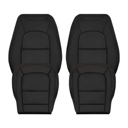 2015-2022 Chevy Colorado LT ZR2 LTZ LS Replacement Seat Covers In Black: Choose In Leather or Vinyl