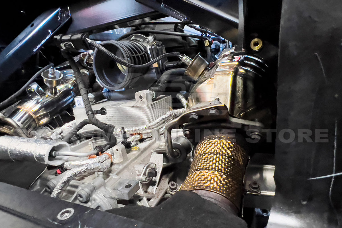 2020-Present Chevrolet Corvette C8 Base Long Tube Header & Down Pipe