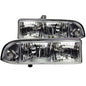 Anzo 1998-2005 Chevrolet S-10 Crystal Headlights Chrome