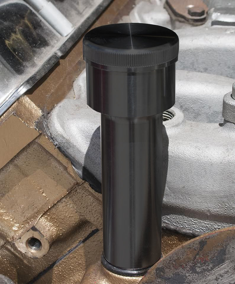 Olds 350/455 Billet Oil Fill Tube - Black