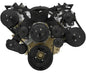 Oldsmobile Style Track Serpentine Kit - AC & PS - Black