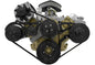 Oldsmobile 350 Rocket Serpentine Kit - AC & PS - Black