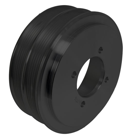 Oldsmobile 350/455 Serpentine Crankshaft Pulley - 2 Groove - Black