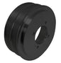 Oldsmobile 350/455 Serpentine Crankshaft Pulley - 2 Groove - Black