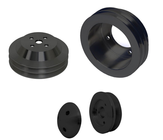 Oldsmobile V-Belt Pulley Kit - Black (2V)