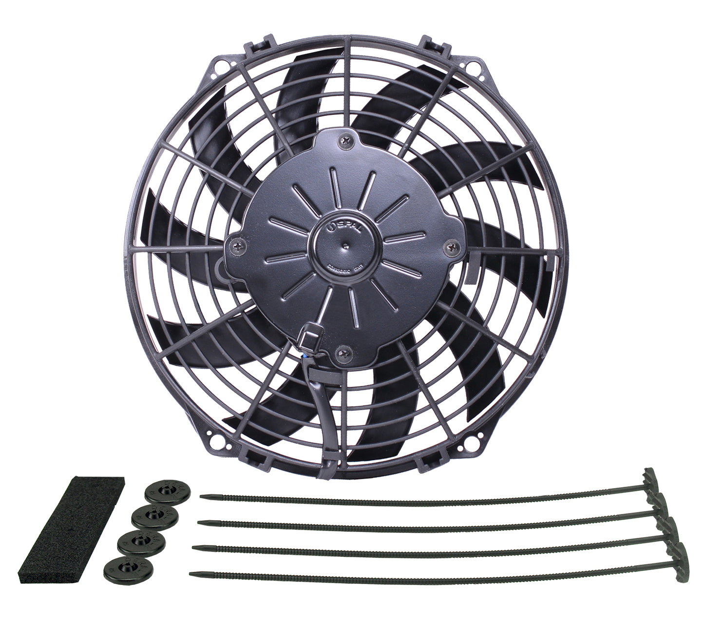 10" High Output Curved Blade Electric Puller Fan