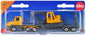 Truck with Low Loader Trailer and Excavator Yellow Diecast Model by Siku  free shipping USA