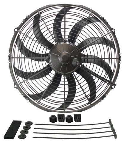 14" High Output Curved Blade Electric Puller Fan