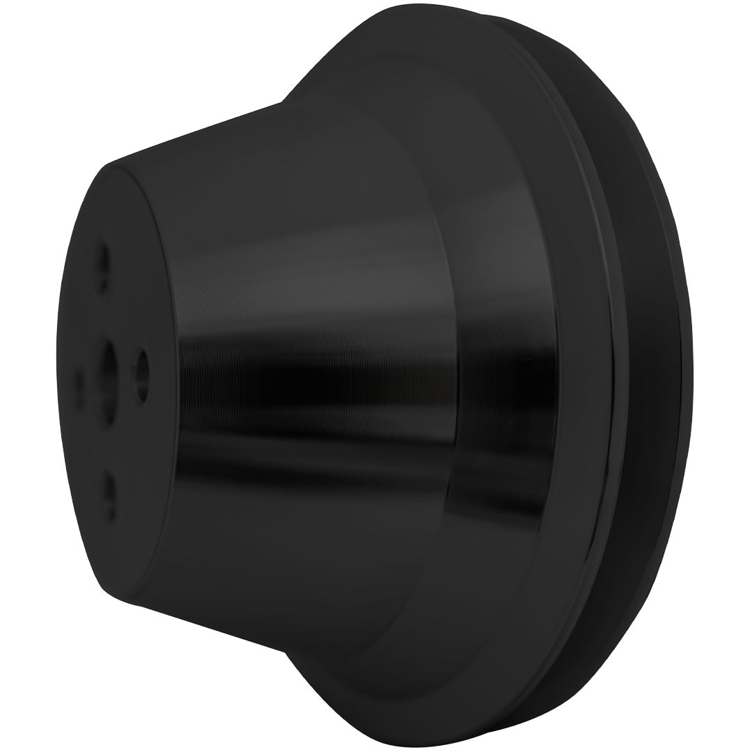 Small Block Ford Water Pump Pulley - 1V  ALT Only Configs - Black