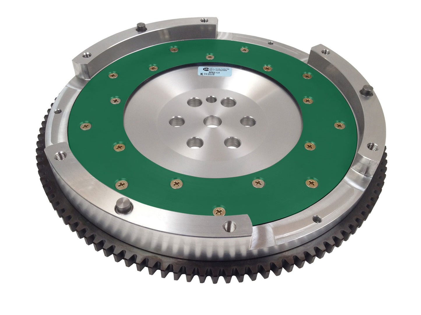Fidanza Flywheel-Aluminum PC Mit4; High Performance; Lightweight With Replaceable Friction