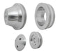 Small Block Ford V-Belt Pulley Kit - 2V Crank  4 Bolt  Late