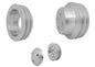 Small Block Ford V-Belt Pulley Kit - High Flow - 2V - Bolt - Late