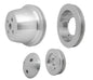 Small Block Ford V-Belt Pulley Kit - High Flow - 1V - 4 Bolt - Late