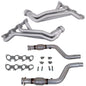 05-08 DODGE 5.7 HEMI CAR LONG TUBE HEADERS AND SHORT MID PIPE (TITANIUM CERAMIC)
