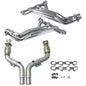 06-24 DODGE 6.1/6.2/6.4 HEMI 1-7/8 LONG TUBE HEADERS PLUS MID PIPE (SILVER)