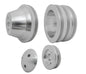 Small Block Ford V-Belt Pulley Kit - 2.5" - 4 Bolt - Late