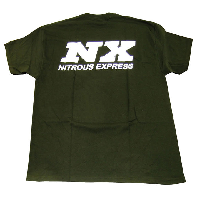 Nitrous Express - SMALL  BLACK T-SHIRT W/ WHITE NX  - 16506