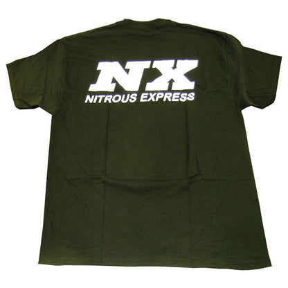 Nitrous Express - MEDIUM BLACK T-SHIRT W/ WHITE NX  - 16507