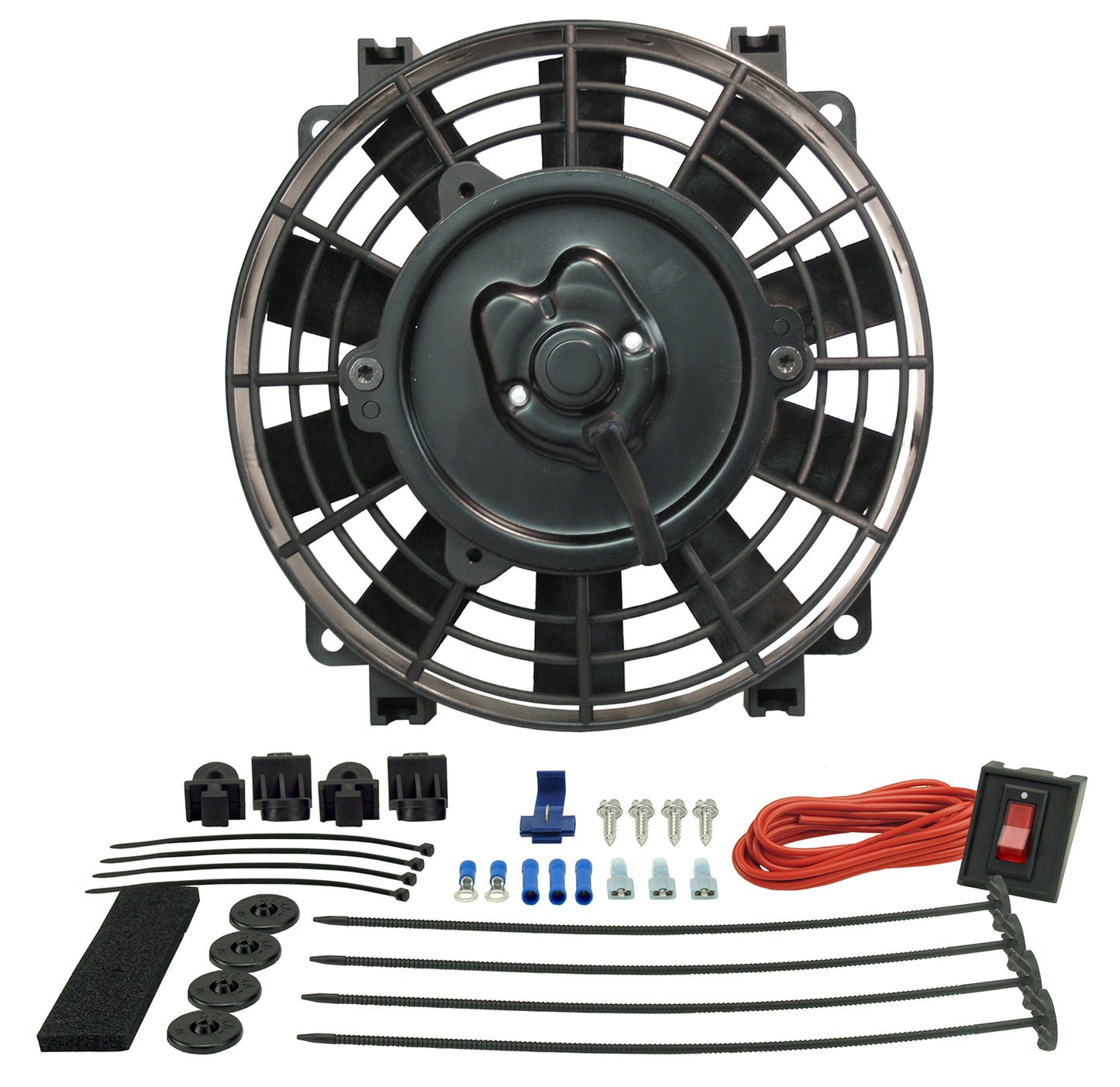 8" Tornado Electric Puller Fan Premium Mounting Kit