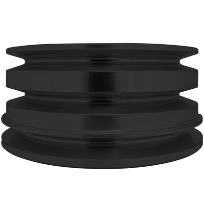 Small Block Ford Crankshaft Pulley - 2.5" - 3V - 4 Bolt - Late - Black
